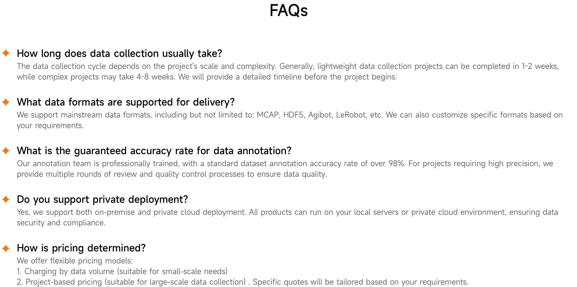 Frequently asked questions