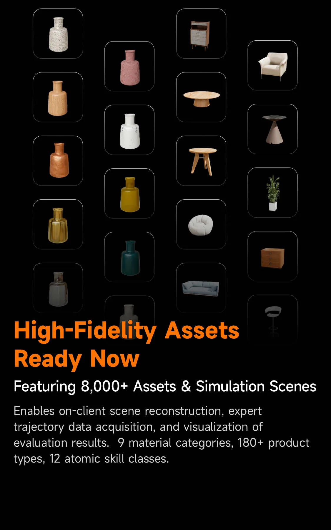 Simulation assets mobile banner